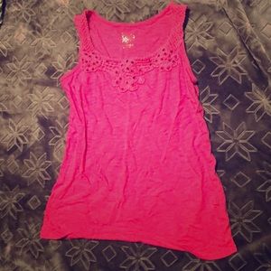 Pink tank top